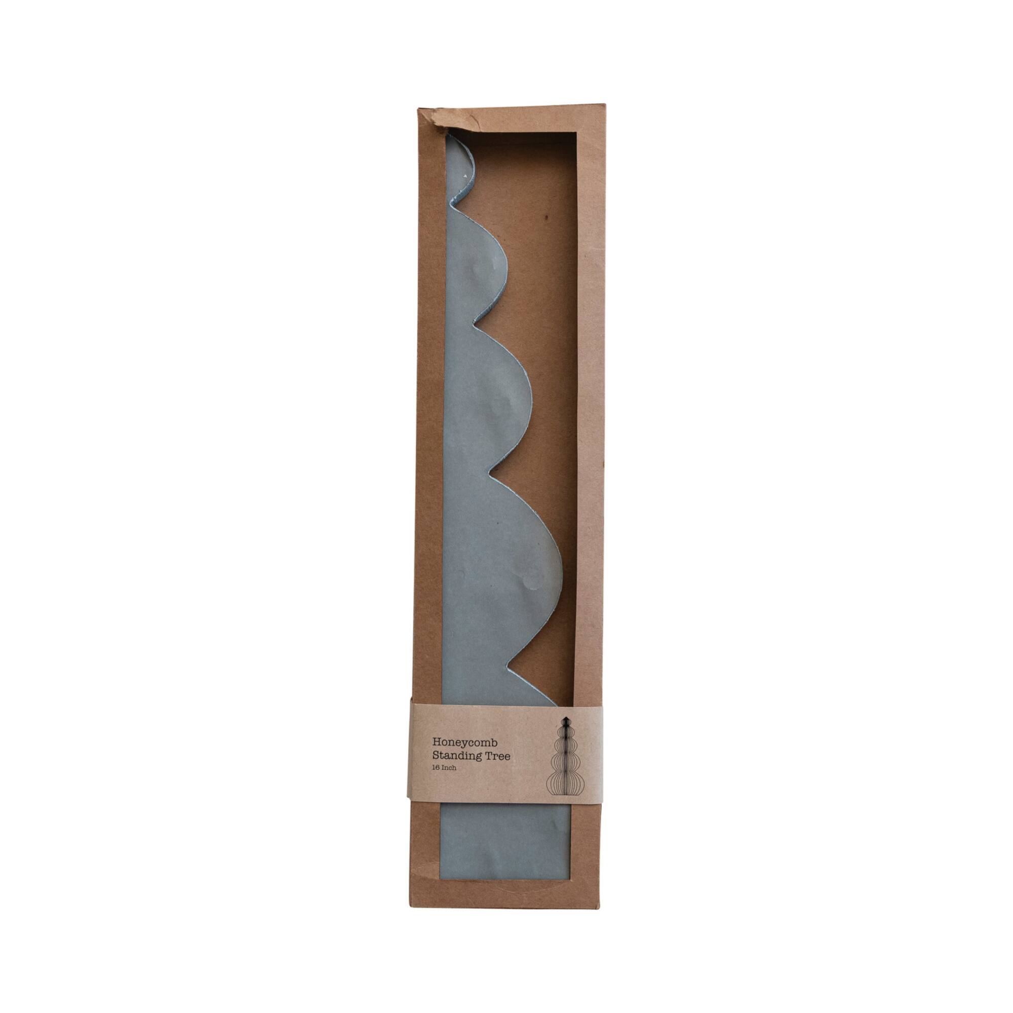 Hello Honey® 16" Gray Paper Folding Honeycomb Tree